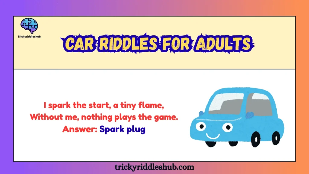 Car Riddles for Adults