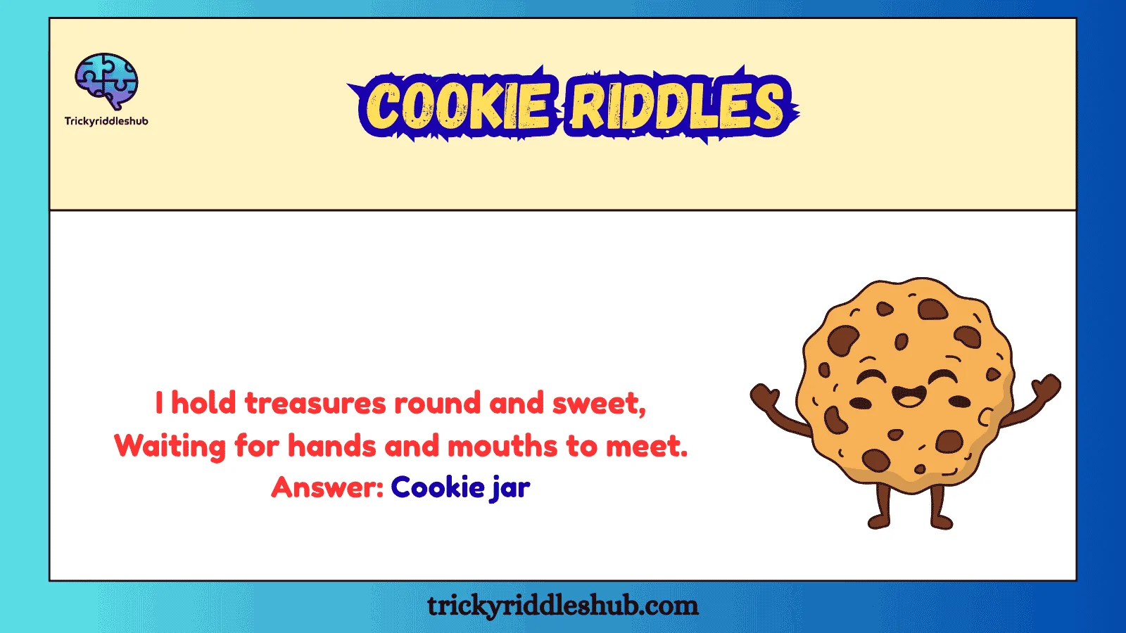 298+ Cookie Riddles Sweet, Crunchy Brain Teasers for Every Curious Mind ...