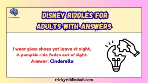 Disney Riddles for Adults with Answers