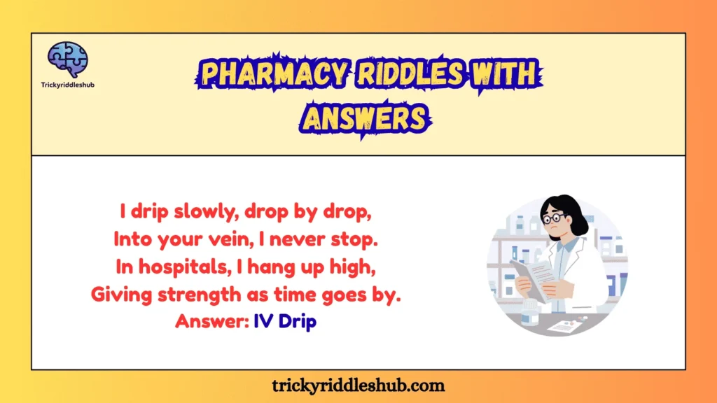 Pharmacy Riddles with Answers