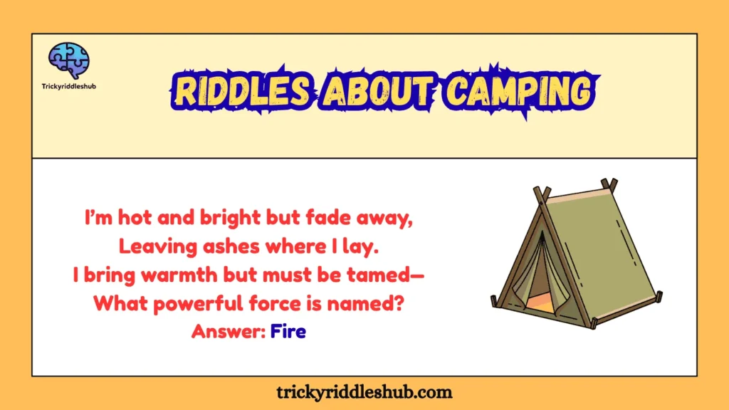 Riddles About Camping