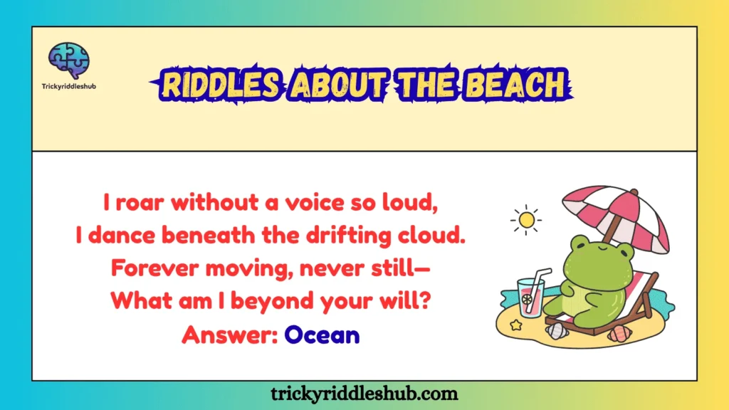 Riddles About the Beach