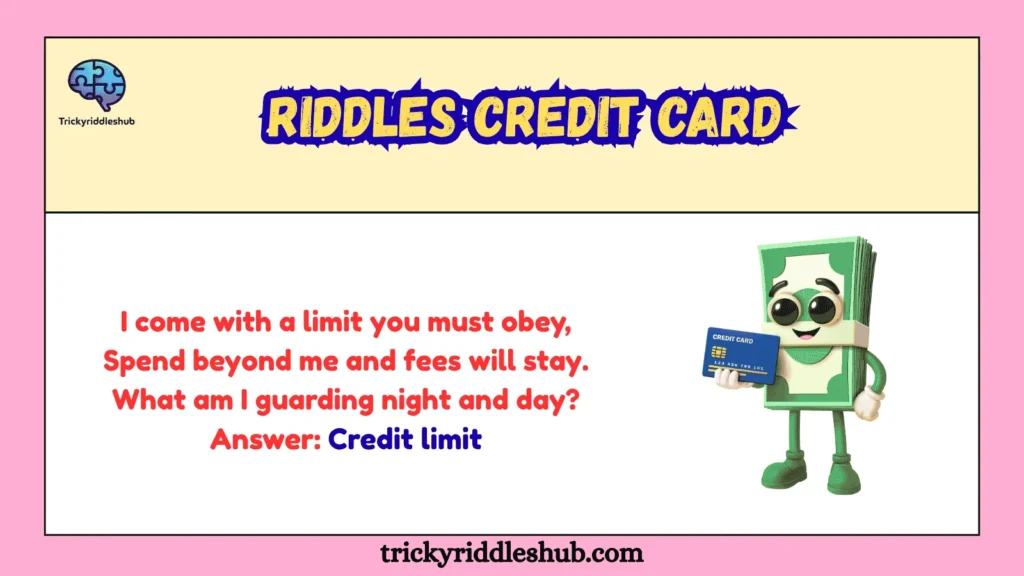 Riddles Credit Card