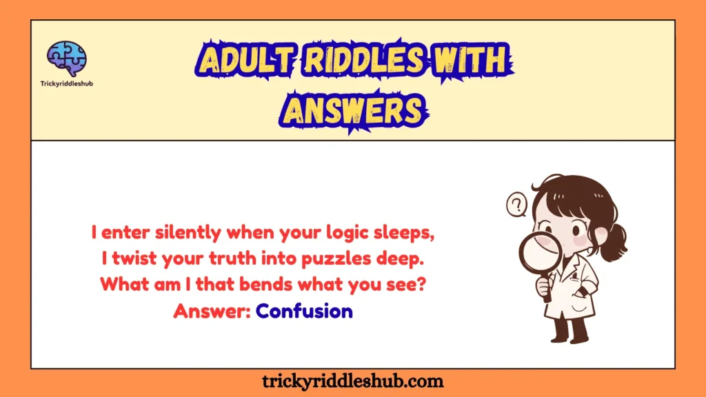 Adult riddles with answers