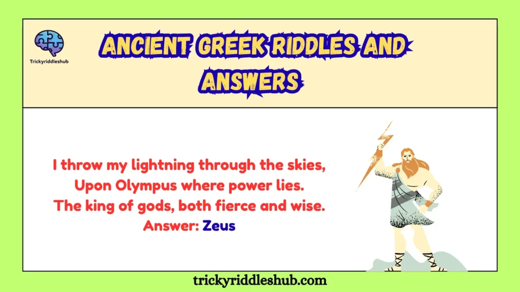 Ancient Greek Riddles and Answers
