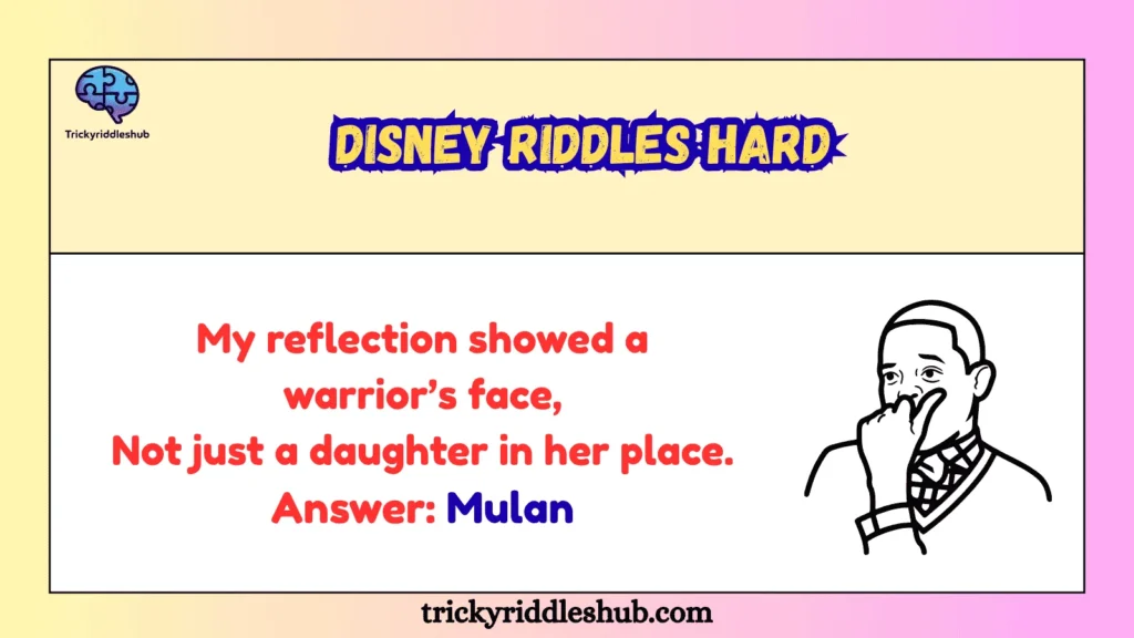Disney Riddles Hard
