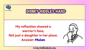Disney Riddles Hard