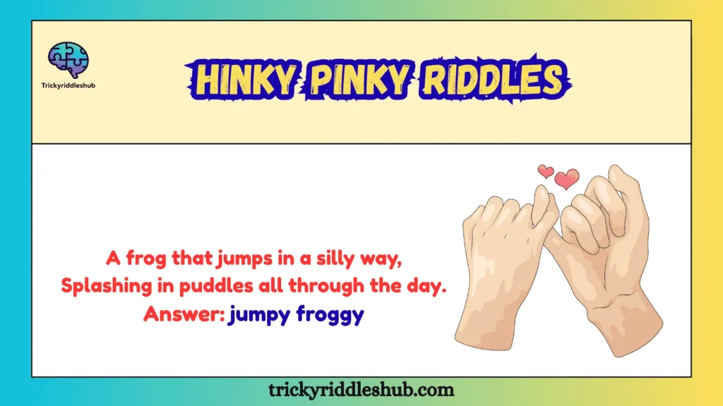 Hinky Pinky Riddles