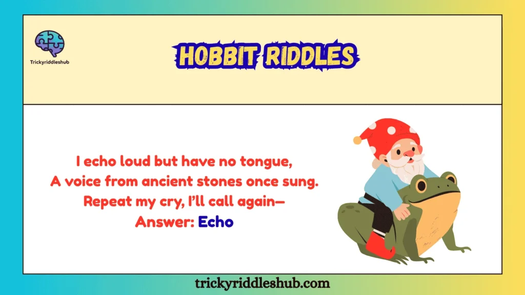 Hobbit Riddles
