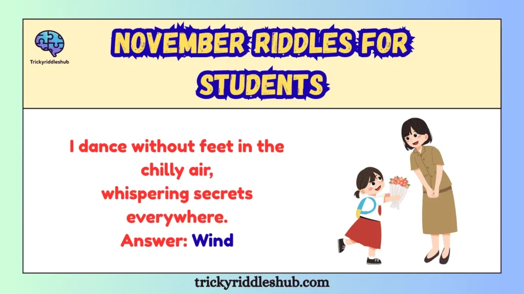 November Riddles for Students