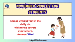 November Riddles for Students