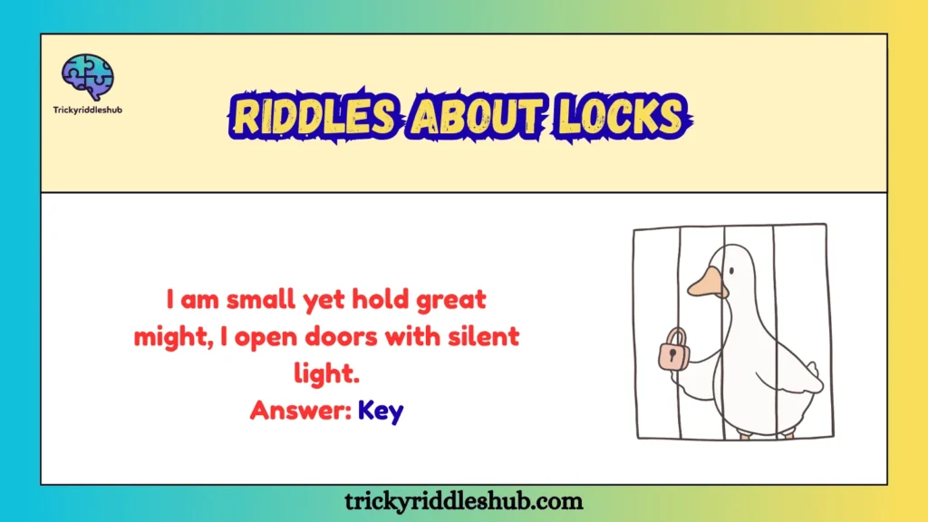 Riddles About Locks