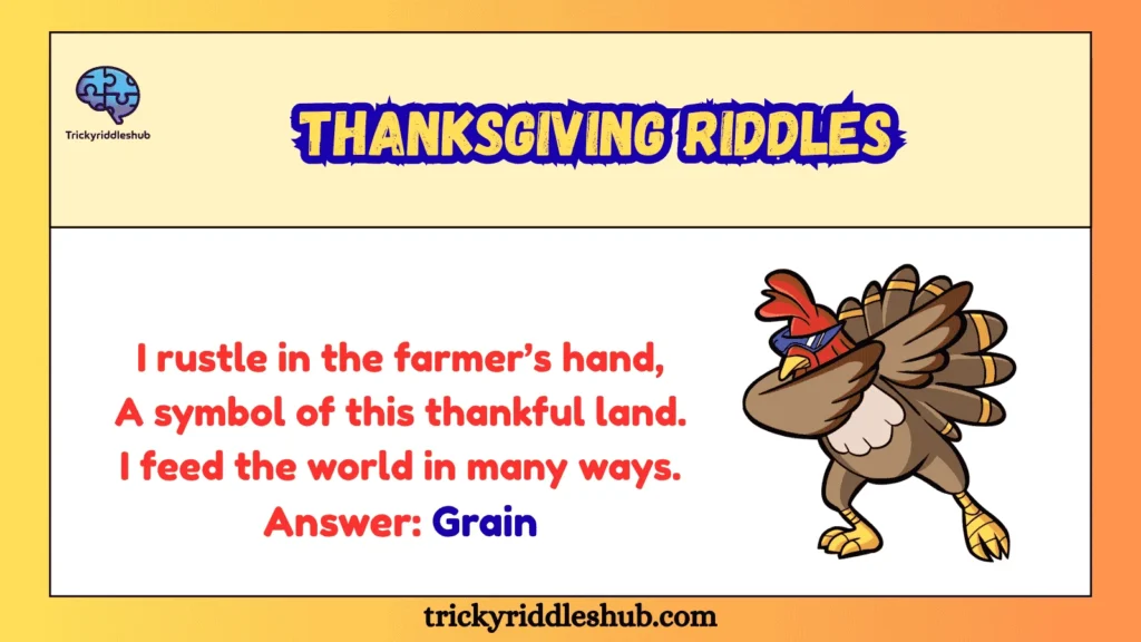 Thanksgiving Riddles