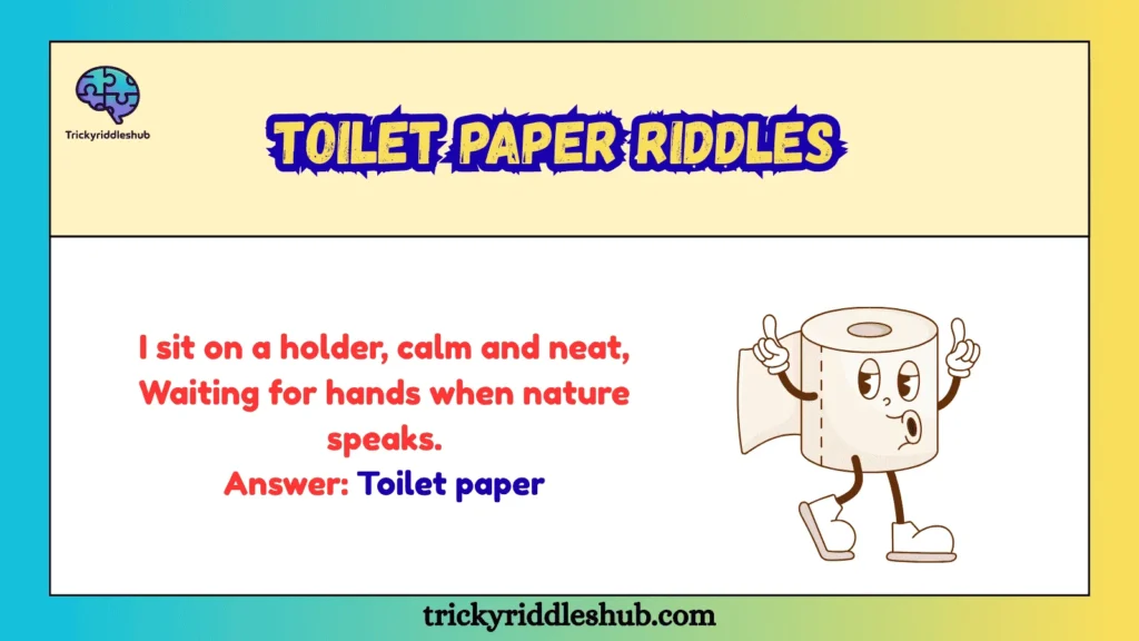 toilet paper riddles