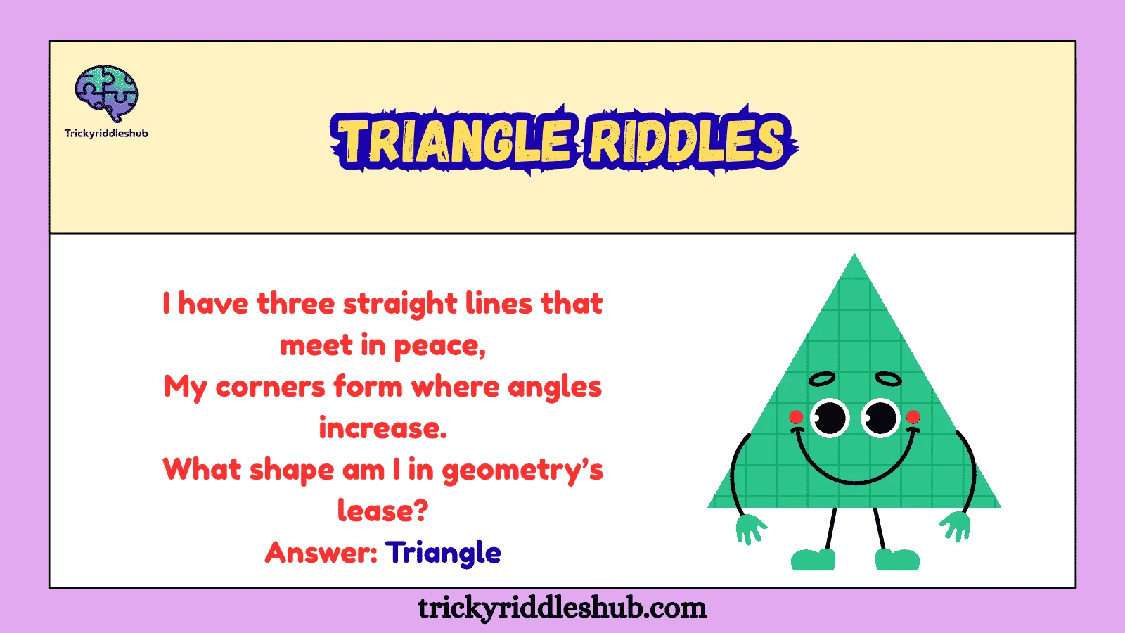397+ Triangle Riddles Genius-Level Tricky Geometry Puzzles 2026