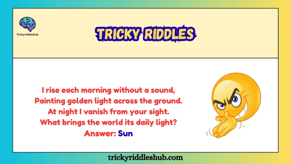 Tricky Riddles