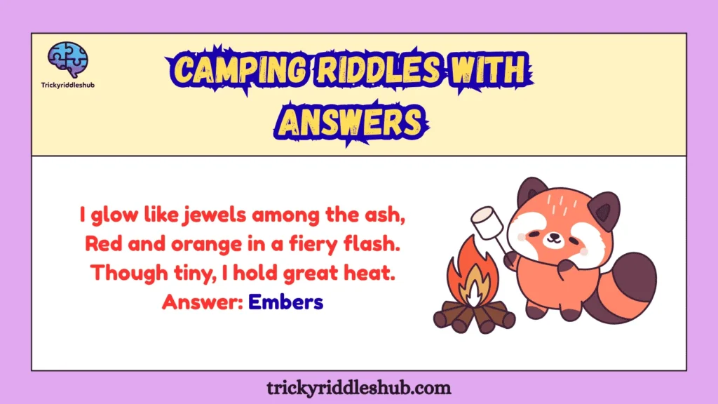 Camping Riddles with Answers