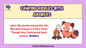 Camping Riddles with Answers