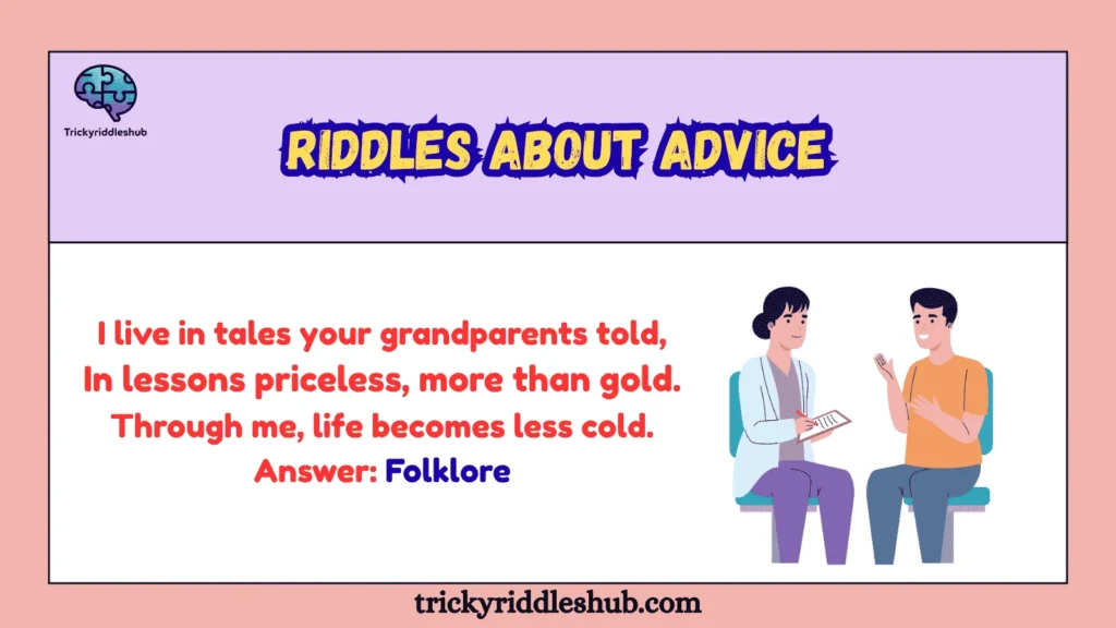 riddles about advice