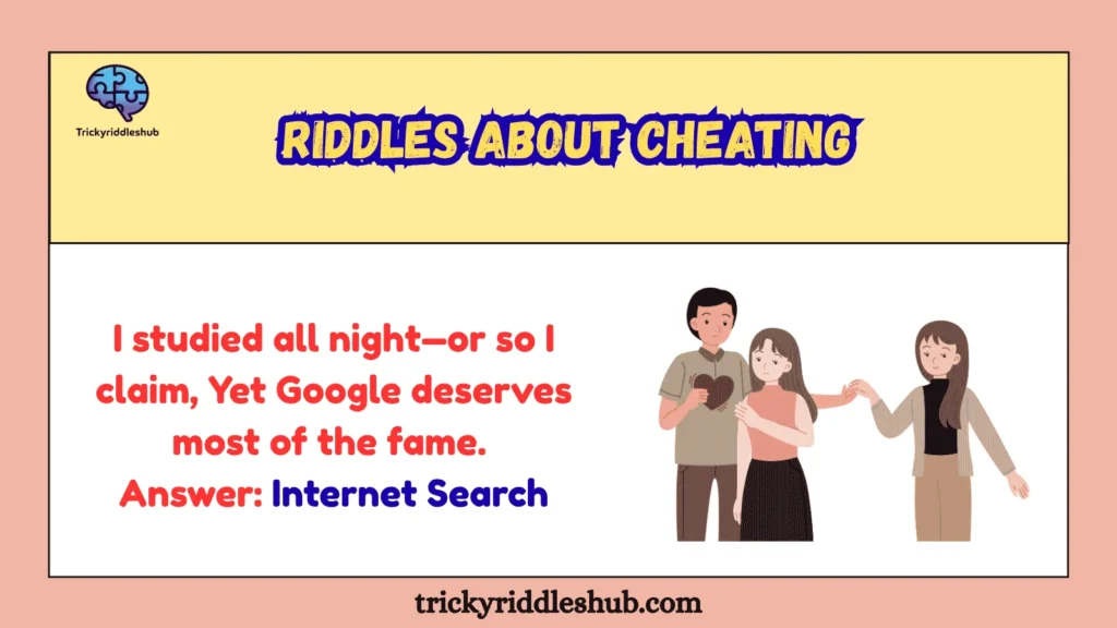 riddles about cheating