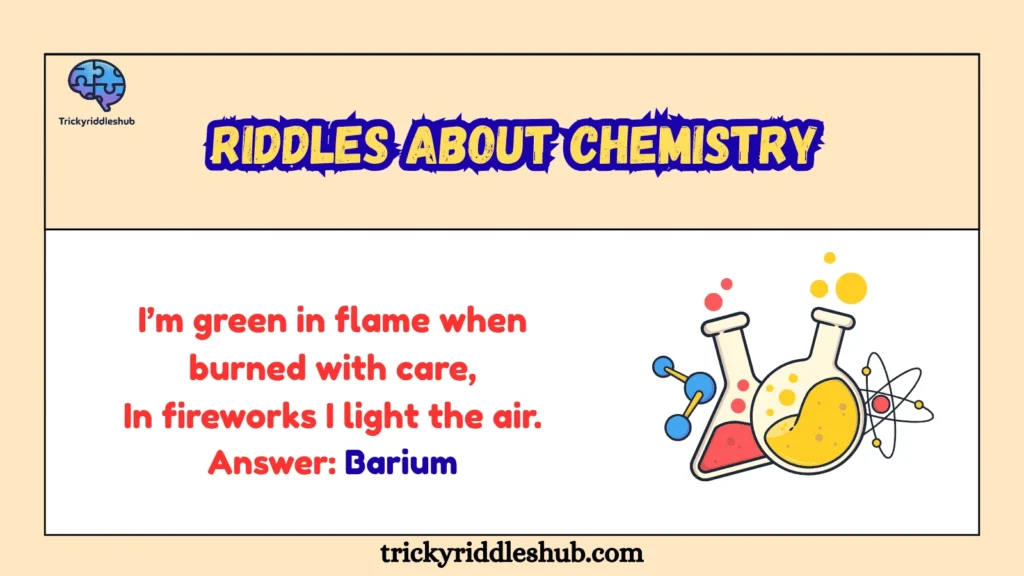 Riddles About Chemistry