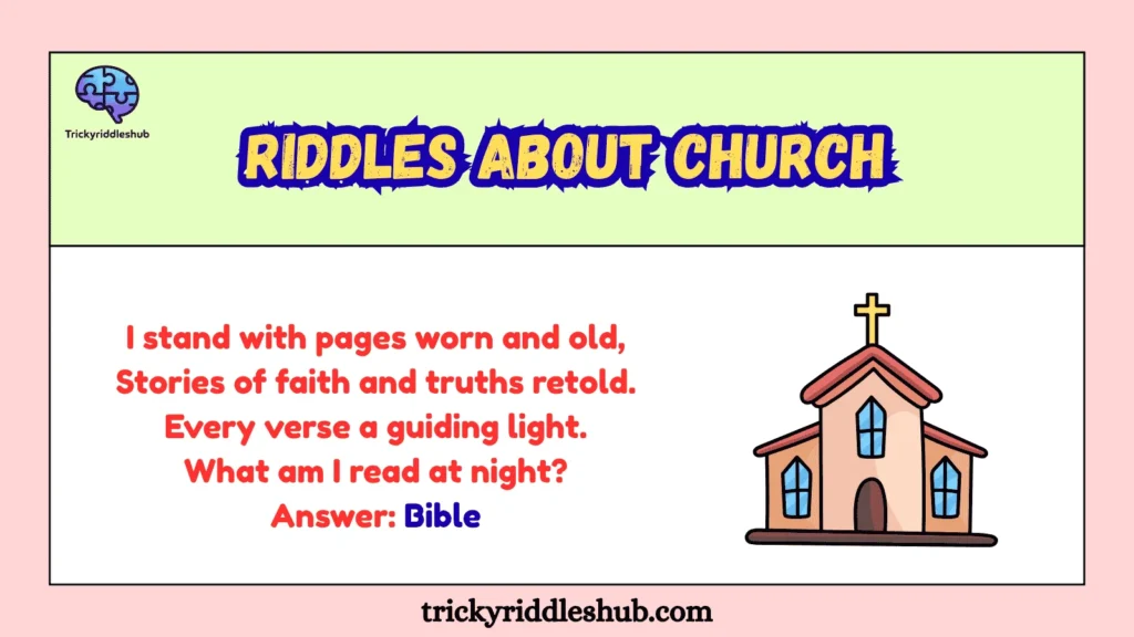 Riddles about church