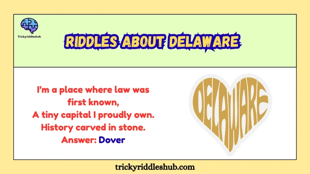 riddles about delaware