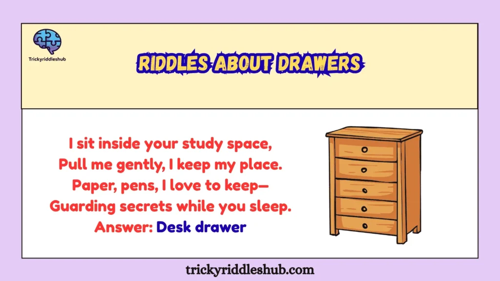 Riddles About Drawers