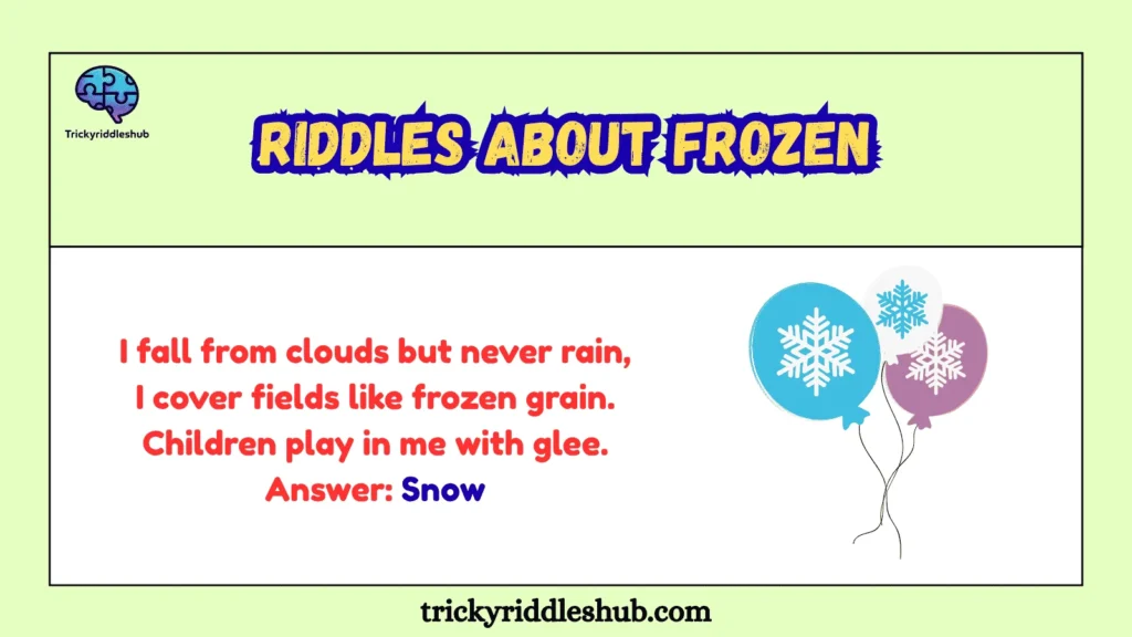 Riddles About Frozen
