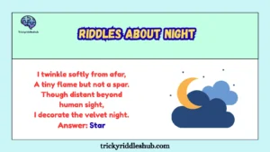 riddles about night