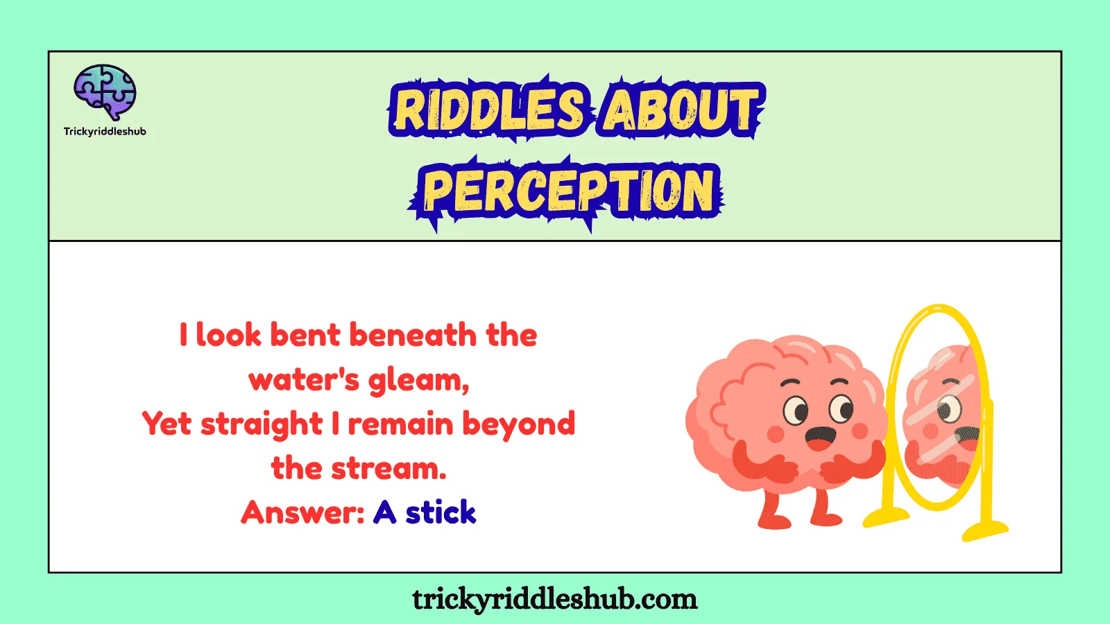 301+ Clever Riddles About Perception Tricky Answers Inside 2026