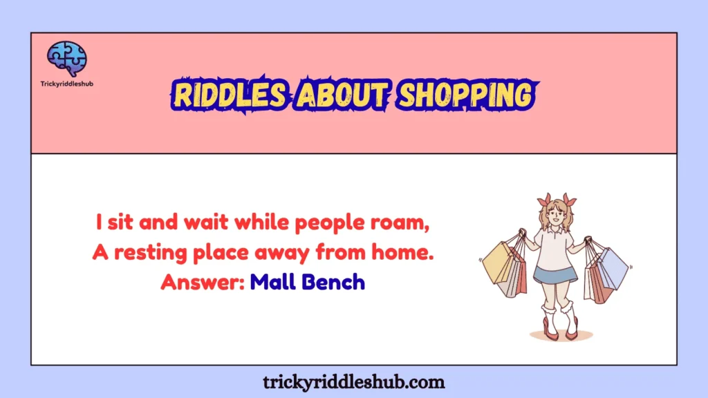 Riddles about shopping