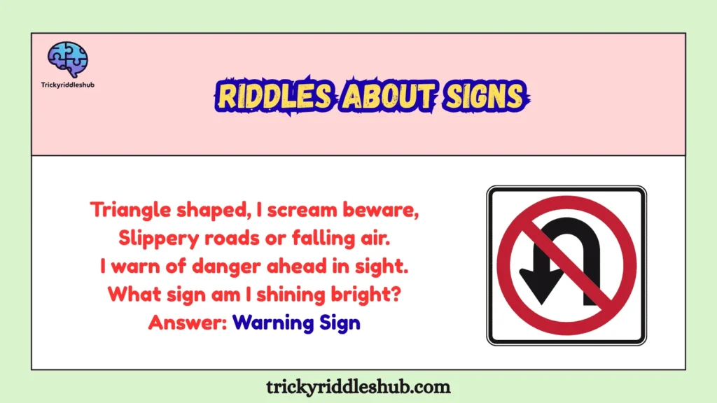 riddles about signs