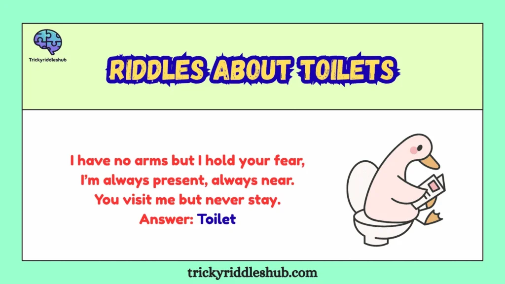 Riddles about toilets