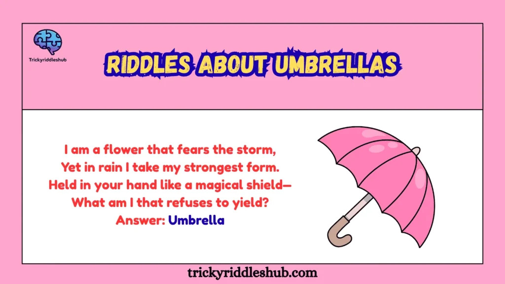 riddles about umbrellas